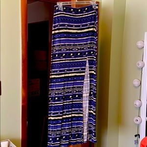 Aztec maxi skirt